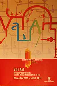 val-art flyer annonçant le parcours